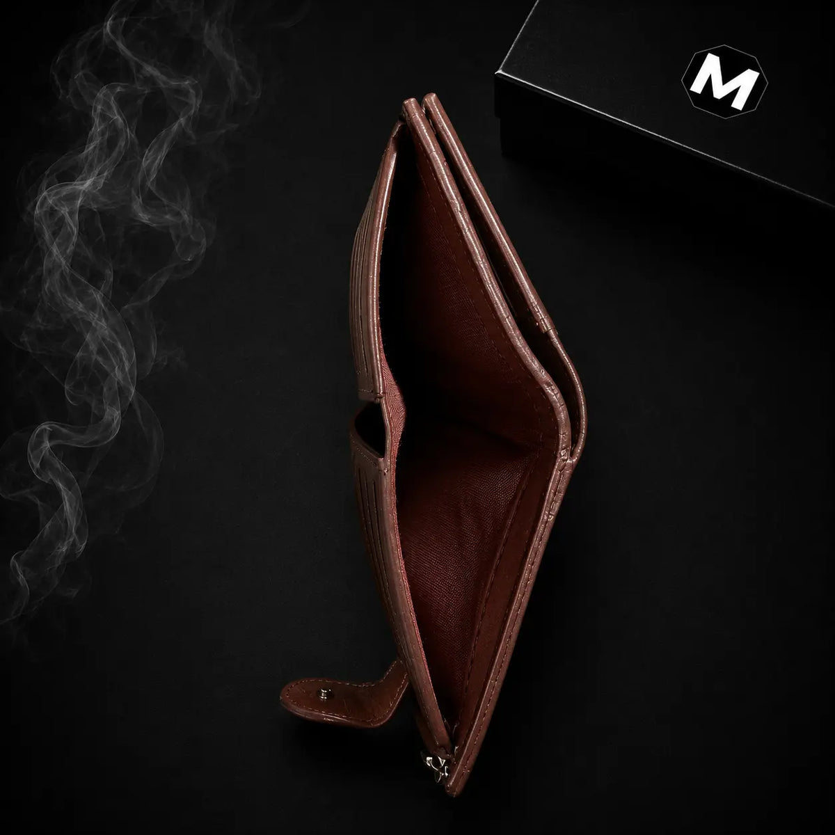 Vintage Brown Long Wallet