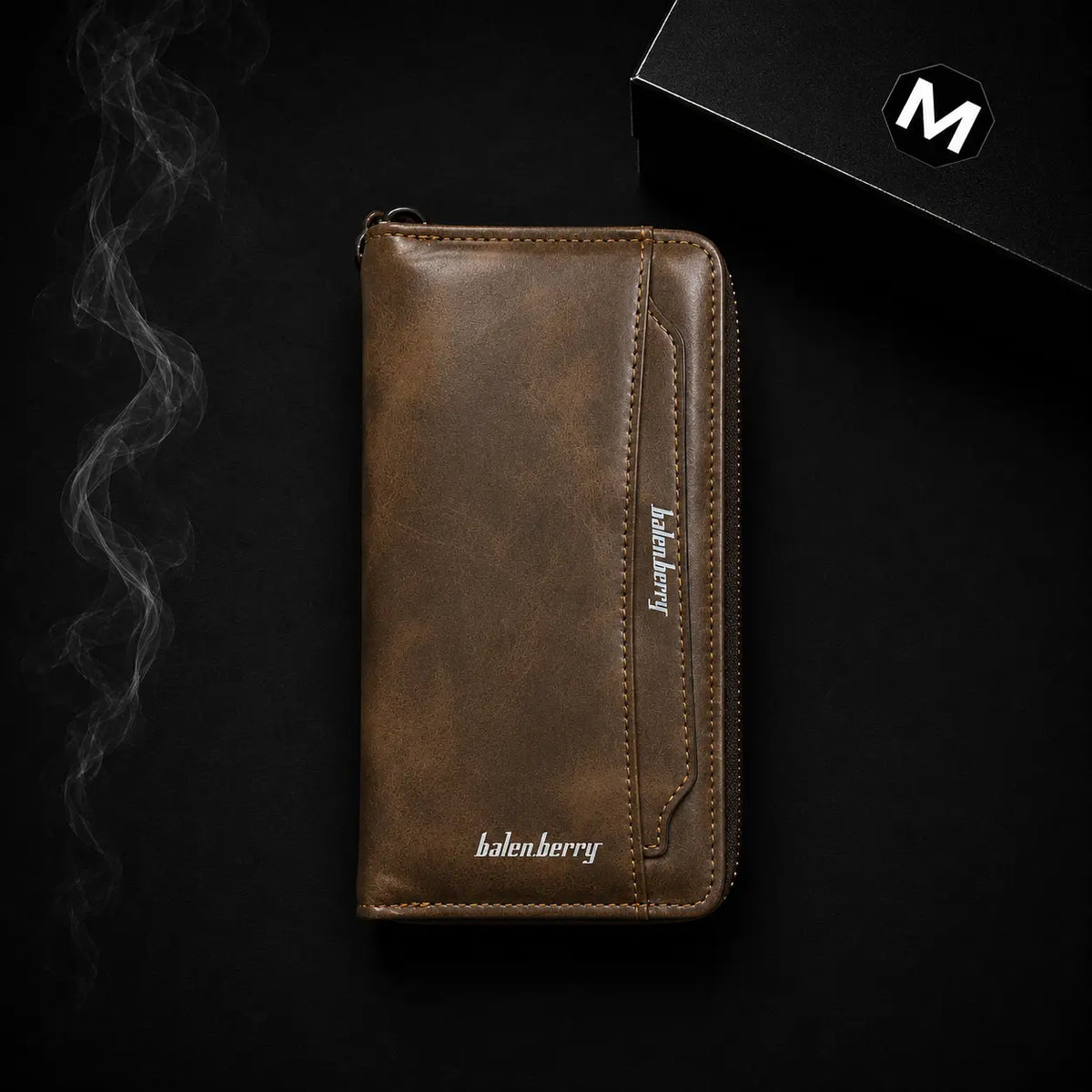 Timeless Brown Zip Wallet