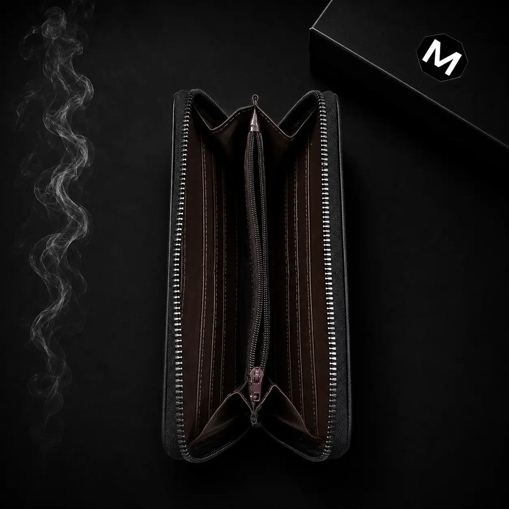 Timeless Brown Zip Wallet