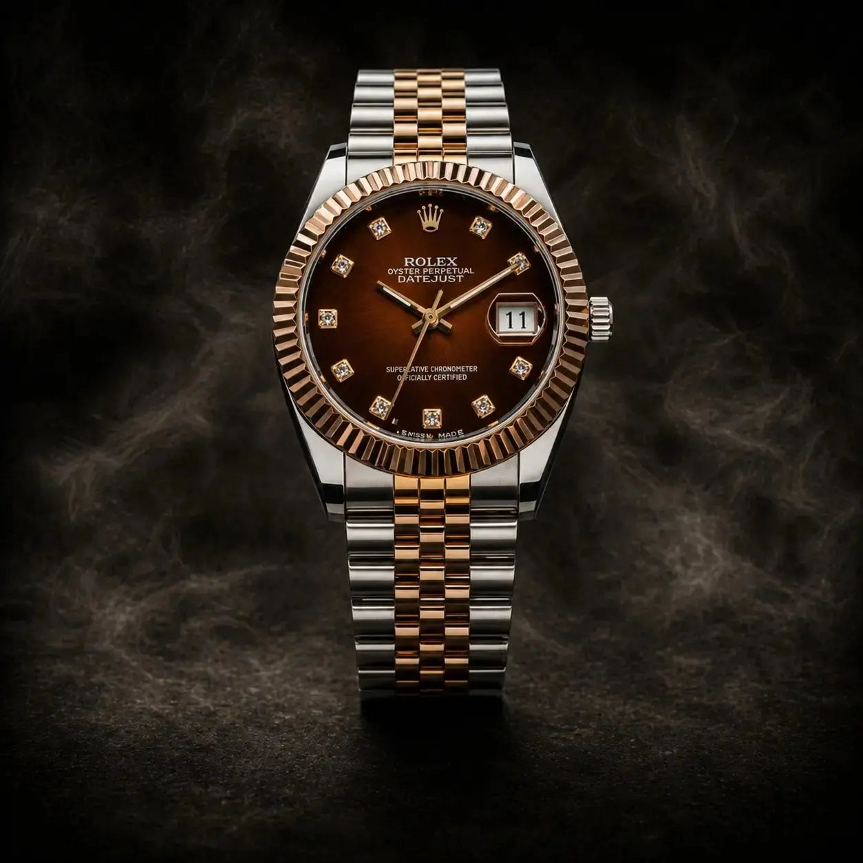 Rolex Sleek Noir Watch
