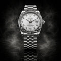Rolex Sleek Stone Noir Watch